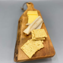 Load image into Gallery viewer, Live edge Cherry Charcuterie Cheese board with Handle
