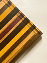 Load image into Gallery viewer, Edge grain cutting board exotic wood
