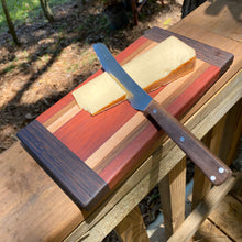 Load image into Gallery viewer, Exotic Wood Rectangular Charcuterie Board
