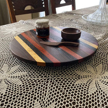 Load image into Gallery viewer, exotic wood lazy susan
