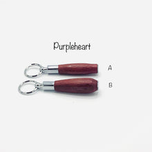 Load image into Gallery viewer, Wooden Mini Pen Key Chain - Purpleheart
