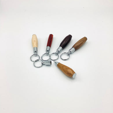 Wooden Mini Pen Key Chain