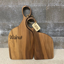 Load image into Gallery viewer, Walnut Couples Cutting Board set
