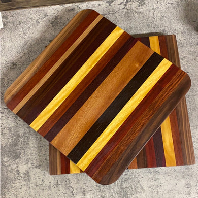 handmade edge grain cutting board
