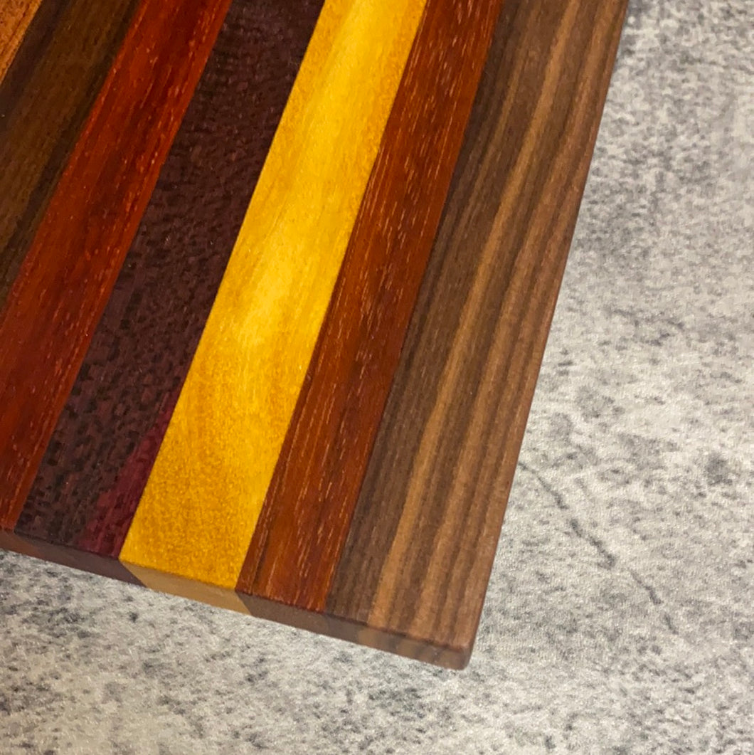 handmade edge grain cutting board
