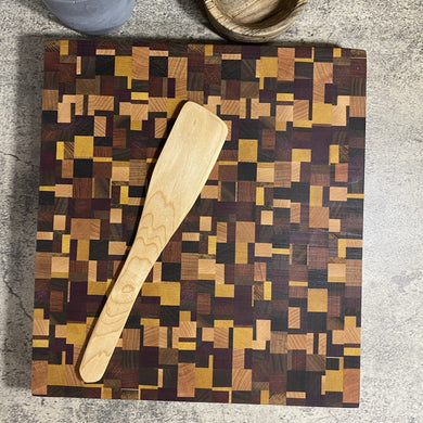 End-grain  Chaotic cutting board